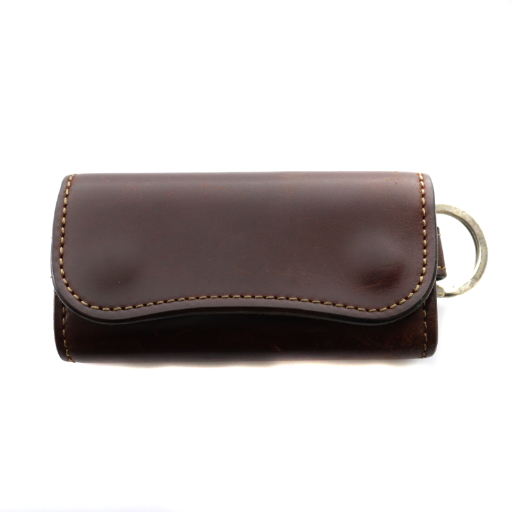 【中古】ワイルドスワンズ WILDSWANS クリッパー CLIPPER2 キーケース シェルコードバン 茶 ブラウン /SS ■OS ■AD