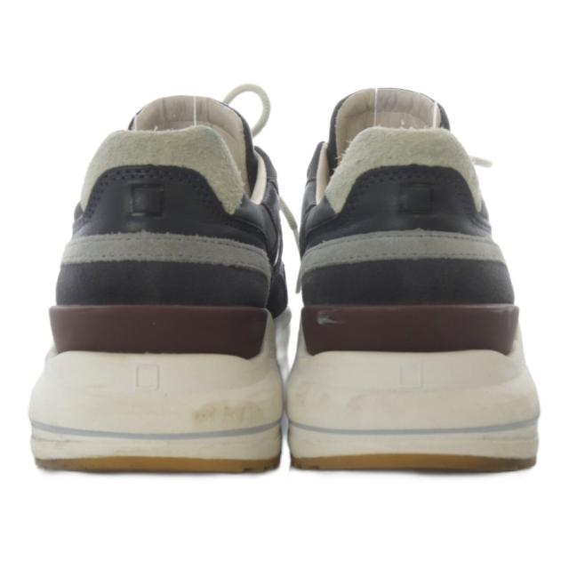 【中古】デイト D.A.T.E. FUGA スニーカー ローカット スエード 23.5cm グレー /YO31 レディース