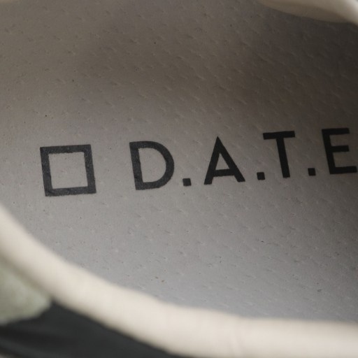 【中古】デイト D.A.T.E. FUGA スニーカー ローカット スエード 23.5cm グレー /YO31 レディース