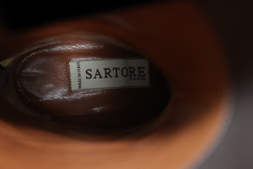 【中古】サルトル SARTORE ジョッキーブーツ ロング ハイヒール レザー 35 ダークブラウン SR2401_5