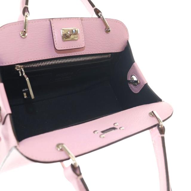 【中古】ミチノパリ michino PARIS OPERA NANO オペラ ナノ 2WAYバッグ ハンド ショルダー レザー ピンク B134 /AQ_5