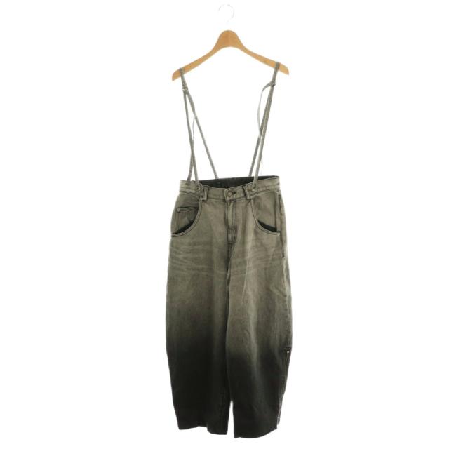 【中古】ダイアグラム グレースコンチネンタル 25SS サス付zipデニムパンツ ジーンズ 36 グレー /CX ■OS レディース