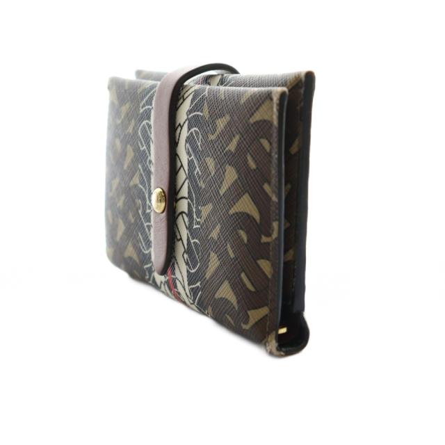 中古】バーバリー BURBERRY TBモノグラムショルダーウォレット 2つ折り