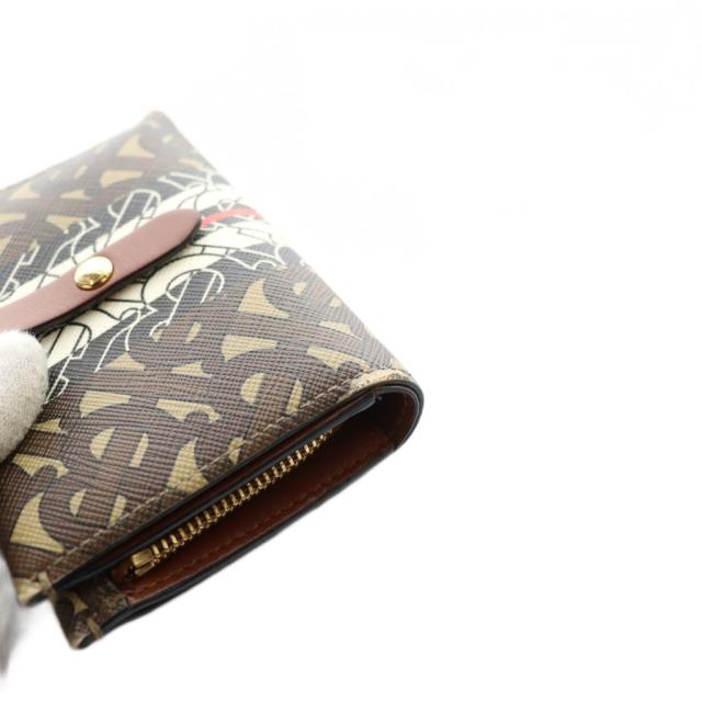 中古】バーバリー BURBERRY TBモノグラムショルダーウォレット 2つ折り