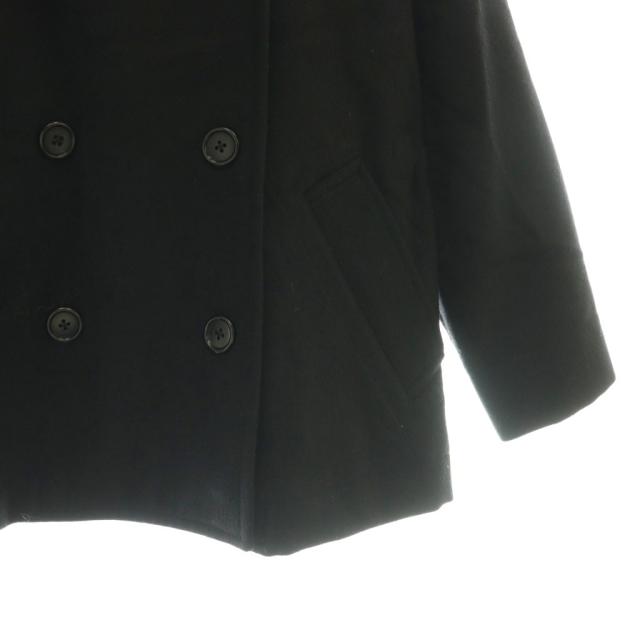 【中古】マーガレットハウエル MHL. 24AW COARSE WOOL MELTON コート ピーコート Pコート アウター 1 ブラック_4