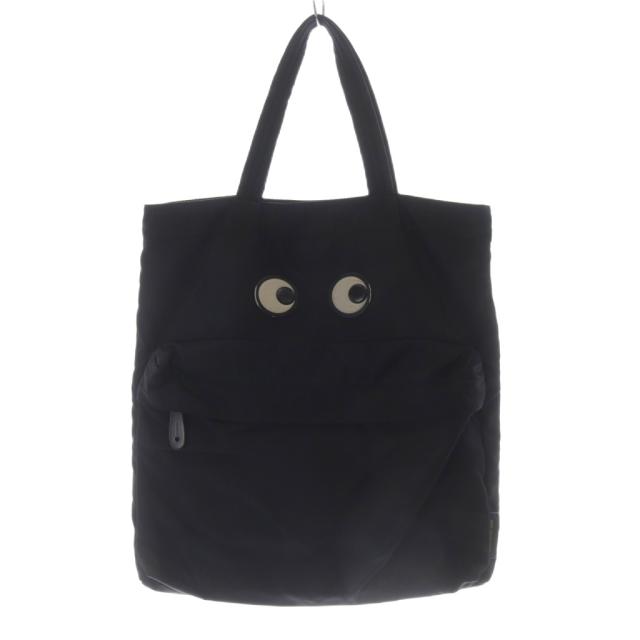 【中古】アニヤハインドマーチ ANYA HINDMARCH EYES アイズ トートバッグ ハンドバッグ 黒 /SR レディース