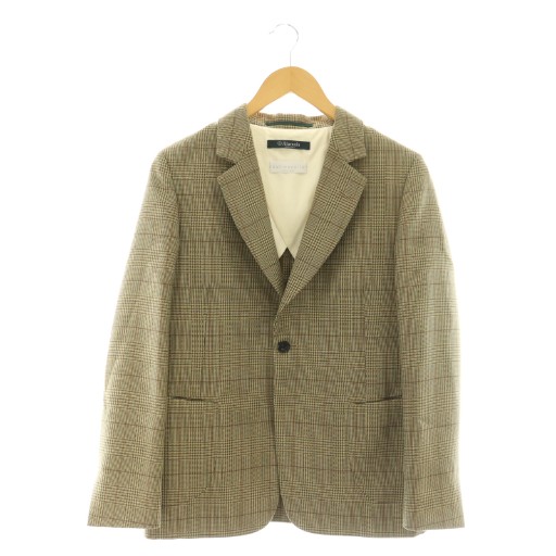 【中古】アタラクシア Ataraxia ステンカラー soutiencollar Opener Jacket ジャケット テーラード 1 ベージュ 茶