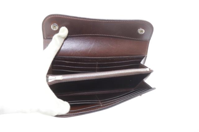 【中古】ワイルドスワンズ WILDSWANS WAVE スフマートレザー 長財布 ブラウン /YO25 ■AD メンズ_3
