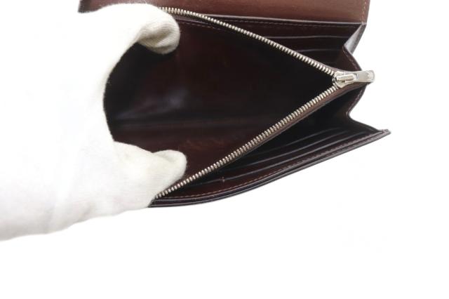 【中古】ワイルドスワンズ WILDSWANS WAVE スフマートレザー 長財布 ブラウン /YO25 ■AD メンズ_4
