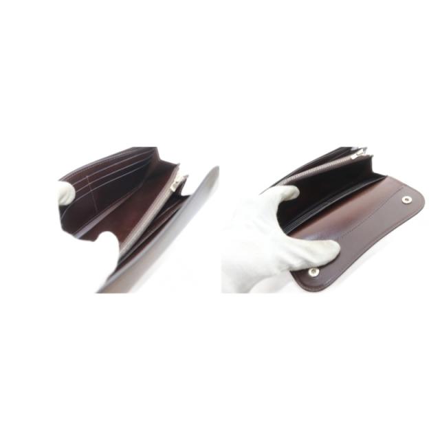 【中古】ワイルドスワンズ WILDSWANS WAVE スフマートレザー 長財布 ブラウン /YO25 ■AD メンズ_6