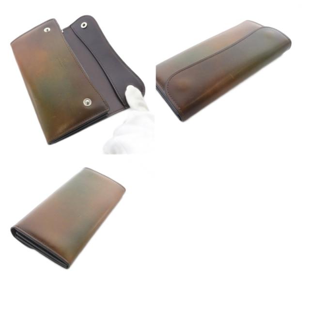 【中古】ワイルドスワンズ WILDSWANS WAVE スフマートレザー 長財布 ブラウン /YO25 ■AD メンズ_7
