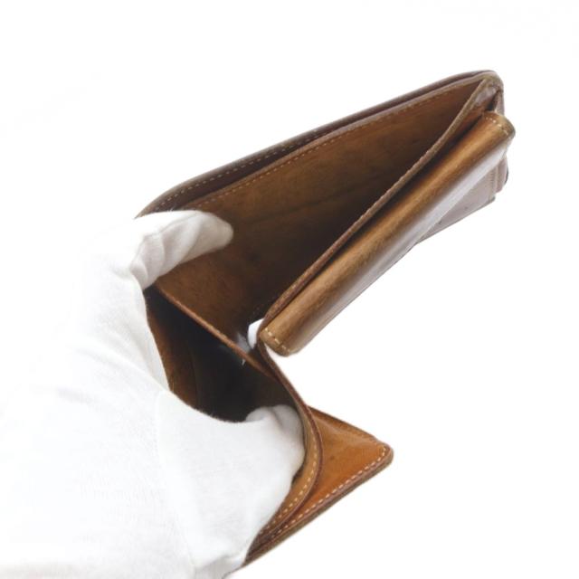 【中古】ワイルドスワンズ WILDSWANS GROUNDER 二つ折り財布 レザー 茶 ブラウン /SR ■AD■AD メンズ_6