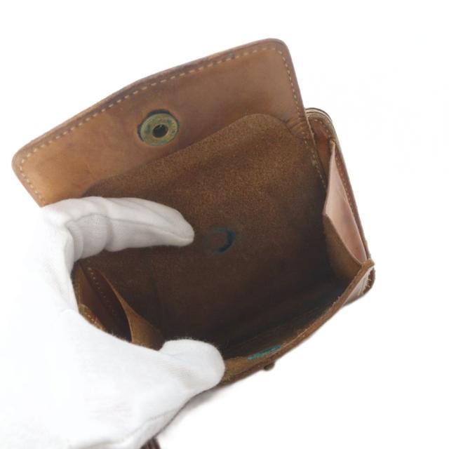 【中古】ワイルドスワンズ WILDSWANS GROUNDER 二つ折り財布 レザー 茶 ブラウン /SR ■AD■AD メンズ_7