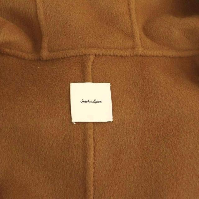 【中古】スピック&amp;スパン Spick&amp;Span スーパー160sテントラインショートコート アウター 36 キャメル レディース_5