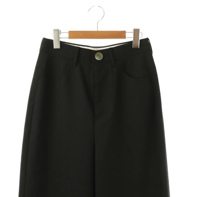 【中古】エンフォルド ENFOLD 26SS WIDE TROUSERS パンツ ワイド 38 ブラック /HK ■OS レディース_2