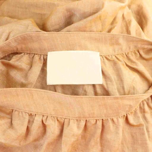 【中古】マイラン MYLAN One Shoulder Ribbon Dress ワンピース ロング ワンショルダー F ベージュ /HK ■OS_5