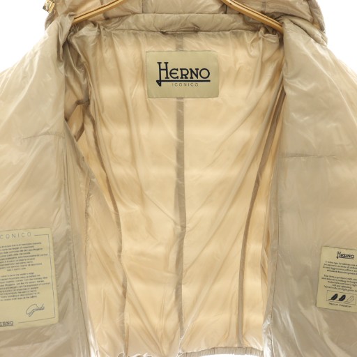 【中古】ヘルノ HERNO GIADA ダウンジャケット アウター 42 ベージュ /CX ■OS レディース_2
