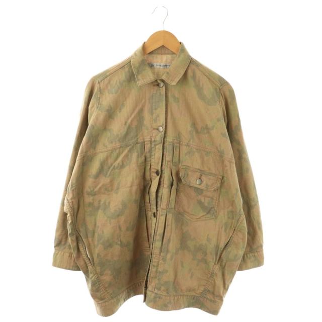 【中古】未使用品 ジャーナルスタンダード ラックス 25AW Haily s BIGJK ジャケット カモフラ ステンカラー