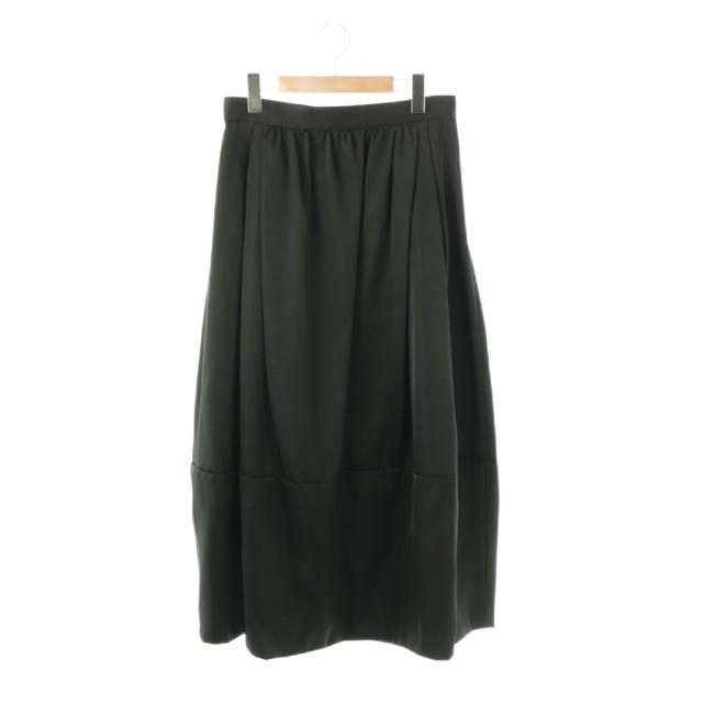 【中古】オーディナリージョイ ORDINARY JOY アパルトモン 23AW Satin Volume Skirt フレアスカート ロング 38