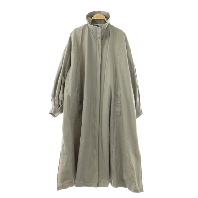 【中古】リムアーク rim.ark 23SS Volume sleeve big spring CT コート F グレー /DO ■OS レディース