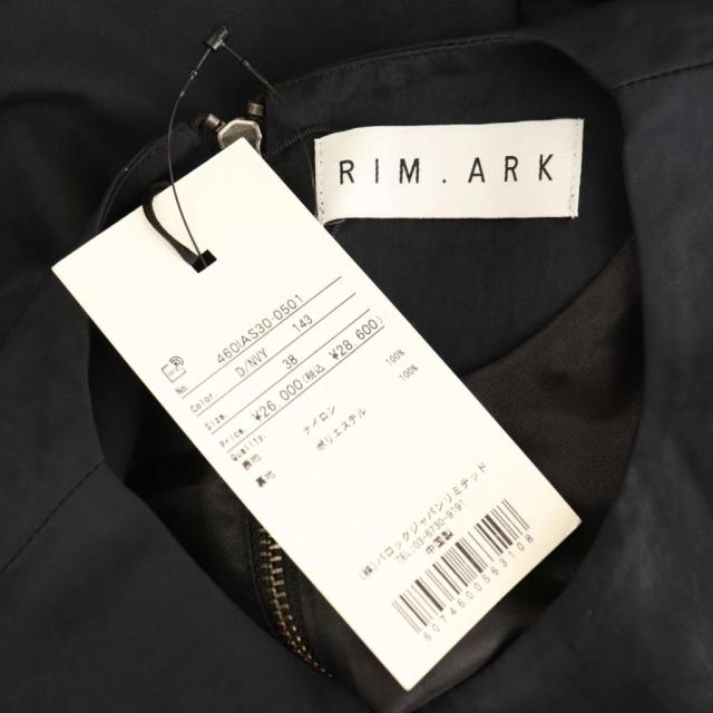 【中古】未当てはめる品 リム弧線 rim.ark 25SS Side open OP 衣装 38 ダークネイビー /DO ■os レディース