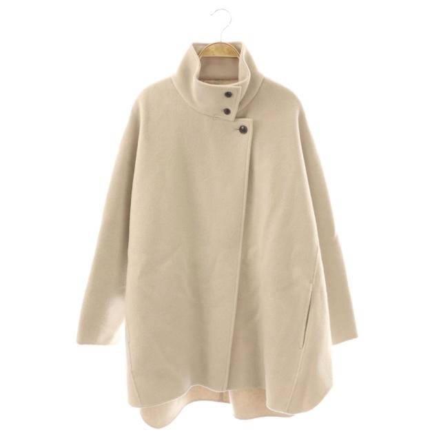 【中古】ビアズリー BEARDSLEY ガリャルダガランテ 25AW ドルマンリバーコート スタンドカラー アウター 1 ベージュ