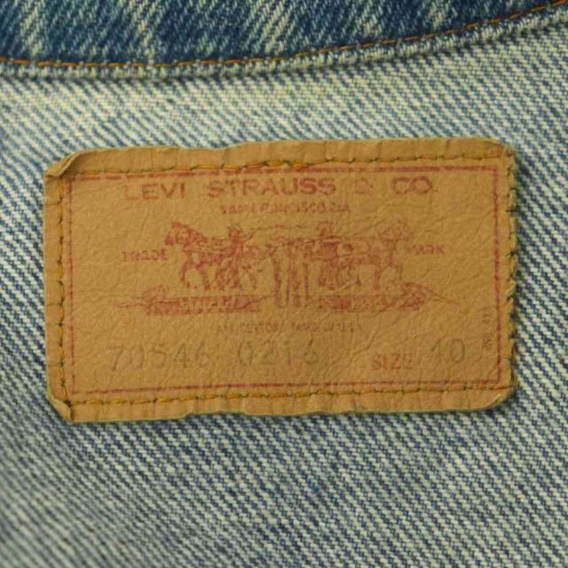 【中古】リーバイス Levi's 70546-0216 80s デニムジャケット Gジャン ジージャン 40 ブルー /ES ■OS メンズ_4