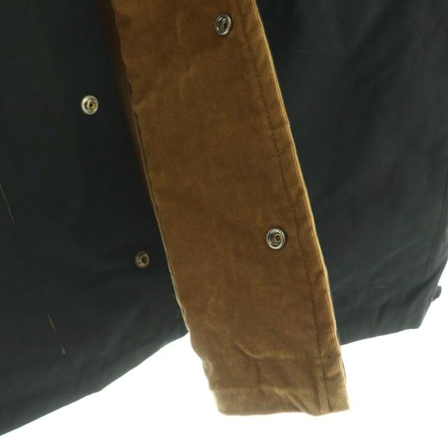 【中古】未使用品 ラボレイトリー LA424 リバーシブルアノラックベスト コーデュロイ F ブラック ベージュ /ES_5