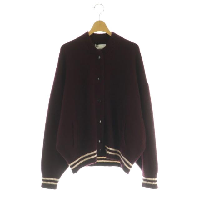 【中古】未使用品 ラネウス L'Appartement取り扱い 24AW BOMBER JACKET 034 ワインレッド 24010570002430 レディース