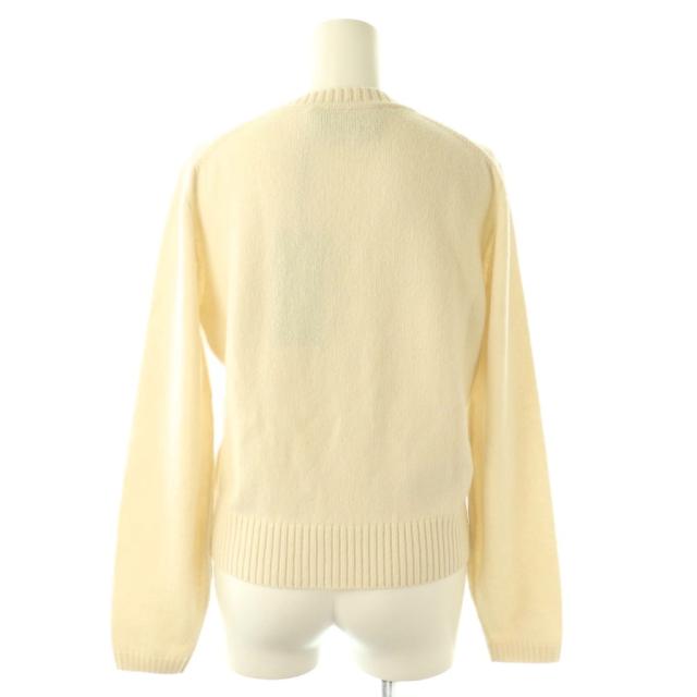 【中古】グッチ GUCCI GGロゴチェーン装飾カシミヤニット セーター XS オフホワイト 662179 /DO ■OS レディース