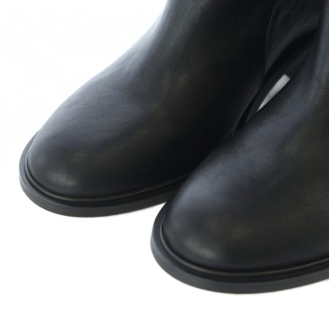 【中古】未使用品 スナイデル SNIDEL 25AW ルーズバックルショートブーツ ベルト 黒 ブラック /RI ■OS レディース_2