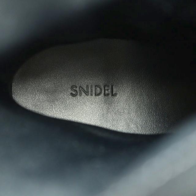 【中古】未使用品 スナイデル SNIDEL 25AW ルーズバックルショートブーツ ベルト 黒 ブラック /RI ■OS レディース_6