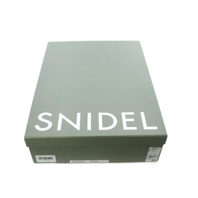 【中古】未使用品 スナイデル SNIDEL 25AW ルーズバックルショートブーツ ベルト 黒 ブラック /RI ■OS レディース_7
