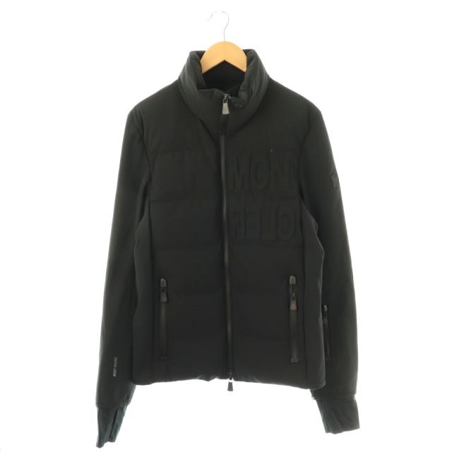 【中古】モンクレール グルノーブル GRENOBLE MAGLIA CARDIGAN ダウンジャケット アウター L ブラック /DO ■OS