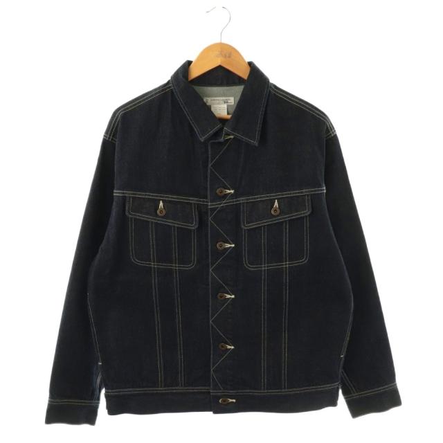 【中古】ユニオンランチ UNION LAUNCH Ron Herman 別注 CWB JACKET デニム ジャケット XL ネイビー /HK ■OS ■AD