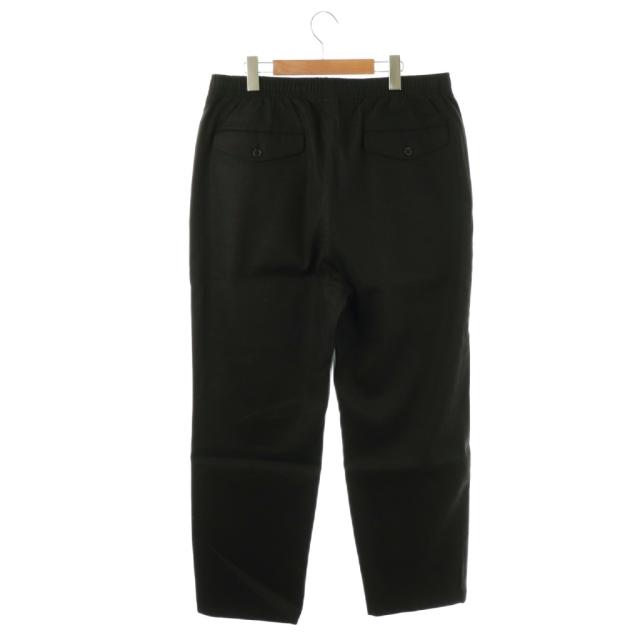 【中古】ロンハーマン Ron Herman リネン イージーパンツ テーパード XL ブラック /HK ■OS ■AD メンズ