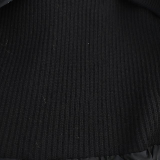 【中古】バーバリー BURBERRY ニット切替フーデッドメタルボタンジャケット 34 ネイビー /DO ■OS レディース_3
