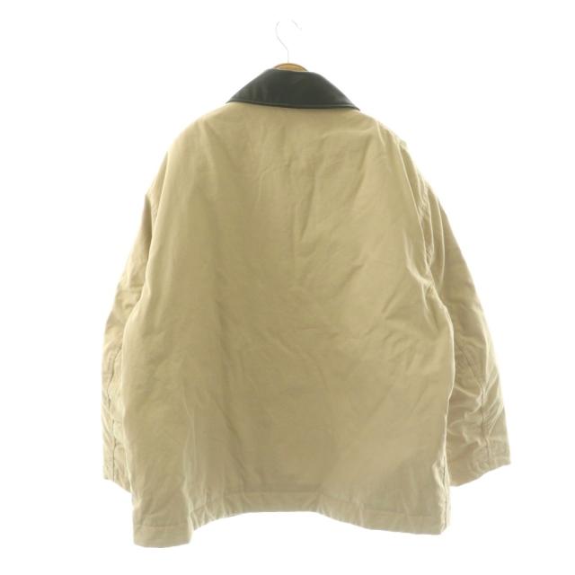 【中古】キャラクス CALUX 25SS ZIP UP ジャケット 中綿 ジップアップ F ベージュ /HK ■OS レディース_1