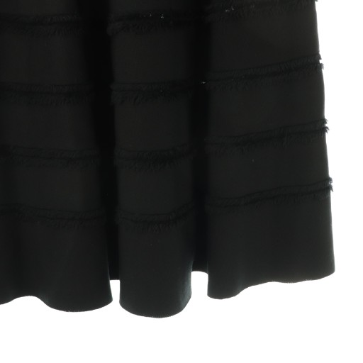 【中古】フォクシー ブティック FOXEY BOUTIQUE 43274 KNIT SKIRT RONDO ニットスカート ロング フレア 40 黒_3
