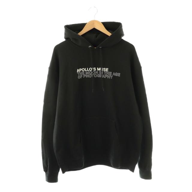【中古】チャンピオン REVERSE WEAVE メトロポリタン美術館プルオーバーフーディパーカー 長袖 コットン 3XL 黒