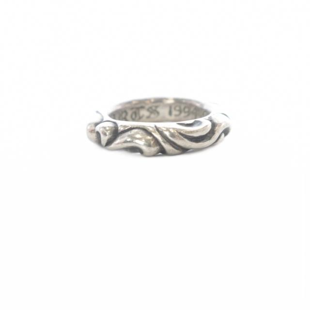 【中古】クロムハーツ CHROME HEARTS SCRL BAND 925 ピンキーリング 指輪 1.5号 シルバー /SR メンズ_2