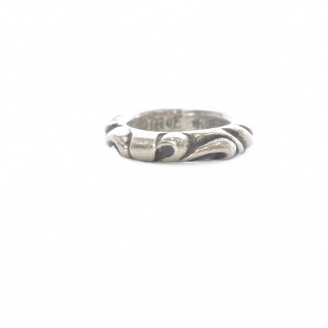 【中古】クロムハーツ CHROME HEARTS SCRL BAND 925 ピンキーリング 指輪 1.5号 シルバー /SR メンズ_3
