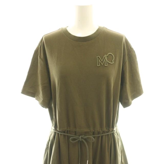 【中古】モンクレール MONCLER ABITO DRESS ワンピース 半袖 ロング コットン XS カーキ /NR ■OS レディース_3