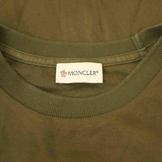 【中古】モンクレール MONCLER ABITO DRESS ワンピース 半袖 ロング コットン XS カーキ /NR ■OS レディース_4