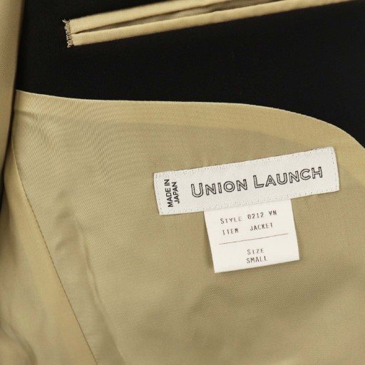 【中古】ユニオンランチ UNION LAUNCH ダブル テーラードジャケット アウター ウール S 黒 /NR ■OS ■SH レディース_5