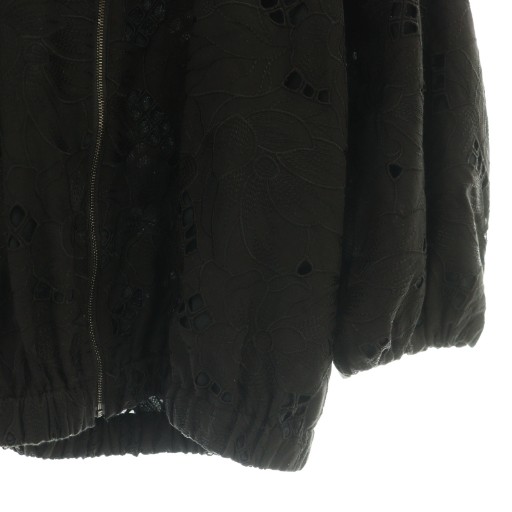 【中古】セオリーリュクス 25SS Ciel Embroidery Kaylee Blouson ブルゾン ジャケット 刺繍 38 ブラック