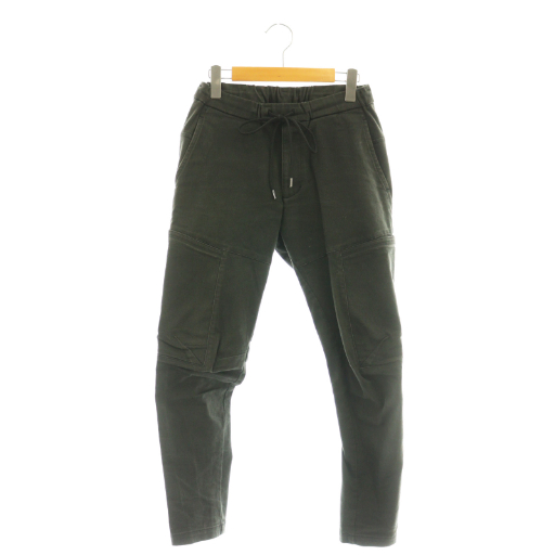 【中古】アタッチメント RUBBER STRETCH TWILL EASY CARGO TROUSERS パンツ スキニー イージー 1 ブラック
