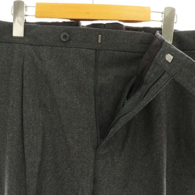【中古】ユナイテッドアローズ グレーフランネル 6ボタン ダブルスーツ ジャケット パンツ 54 ダークグレー_7