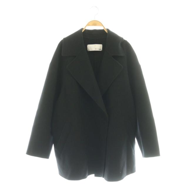 【中古】ウィムガゼット Whim Gazette 24AW リバーピーコート チェスター アウター F ネイビー /CX ■OS レディース