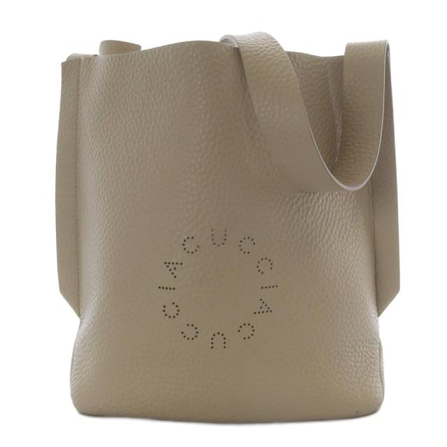 【中古】イアクッチ IACUCCI GUSCIO レザー ワンショルダーバッグ ショルダーバッグ ベージュ /YO33 レディース